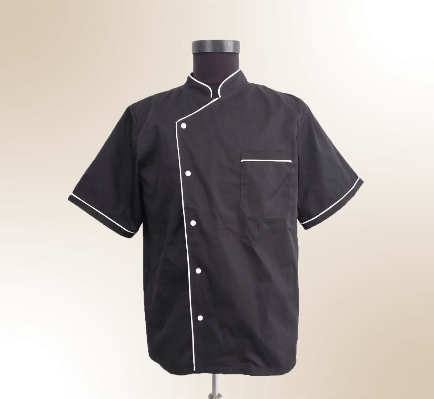 TUNICĂ BUCĂTAR, MÂNECĂ SCURTĂ, BĂRBAT